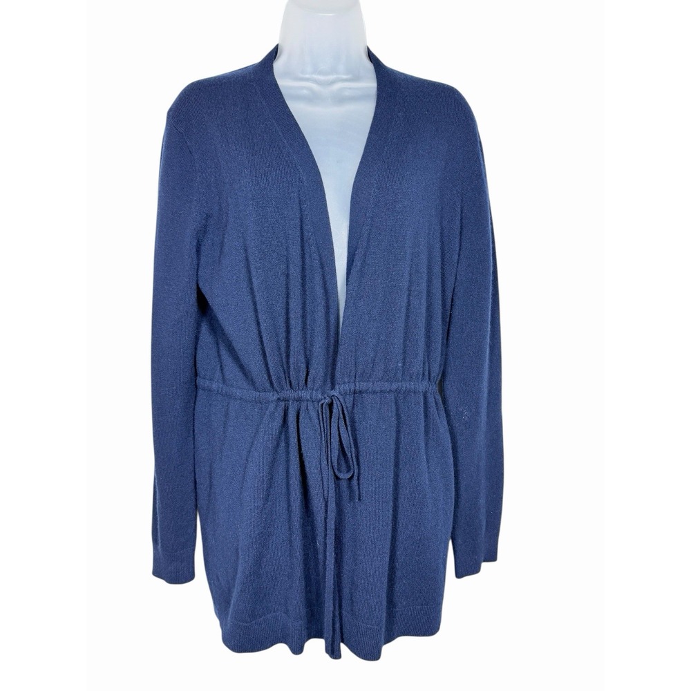 Theory Cashmere Tie Front Cardigan Sweater Capsule Minimalist Cozy Womens Size S